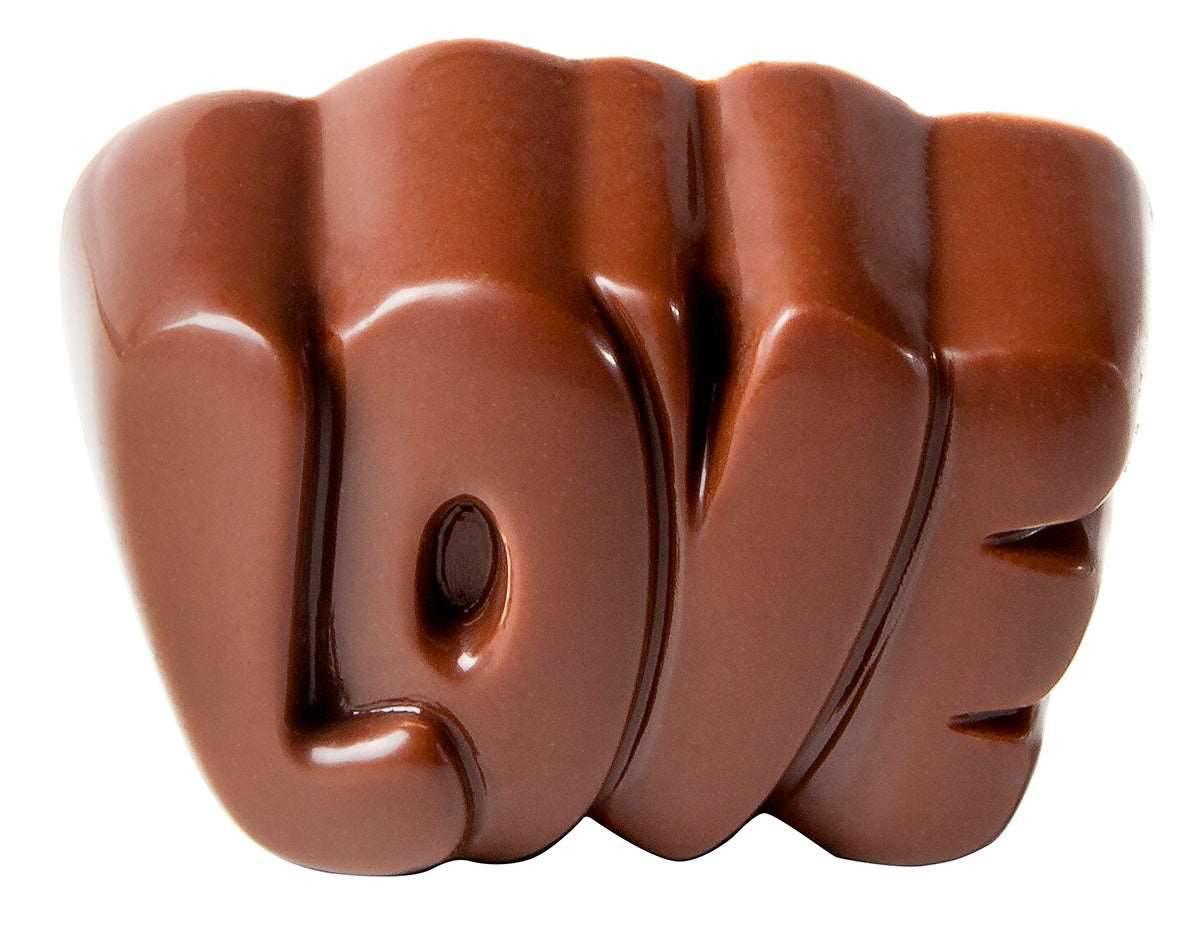 CHOCOLATE MOLD "LOVE" PRALINE CW1744 - Zucchero Canada