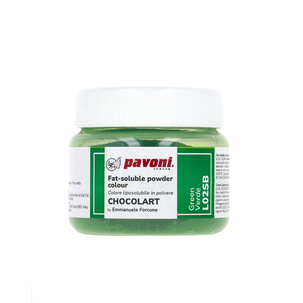 Green Fat-soluble powder 40g - Chocolart