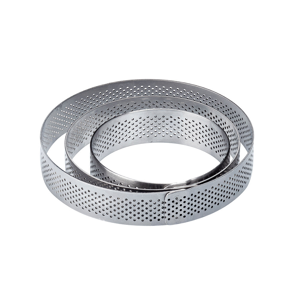 Micro-Perforated Stainless Steel Band – Round 90x20mm (3.5 x 0.8 inches)